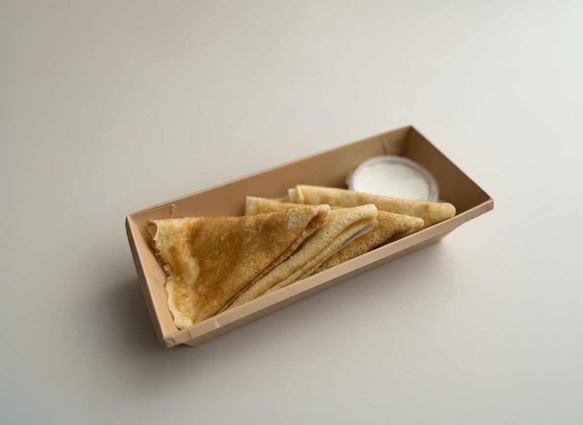 Крепы со сметаной 4 шт