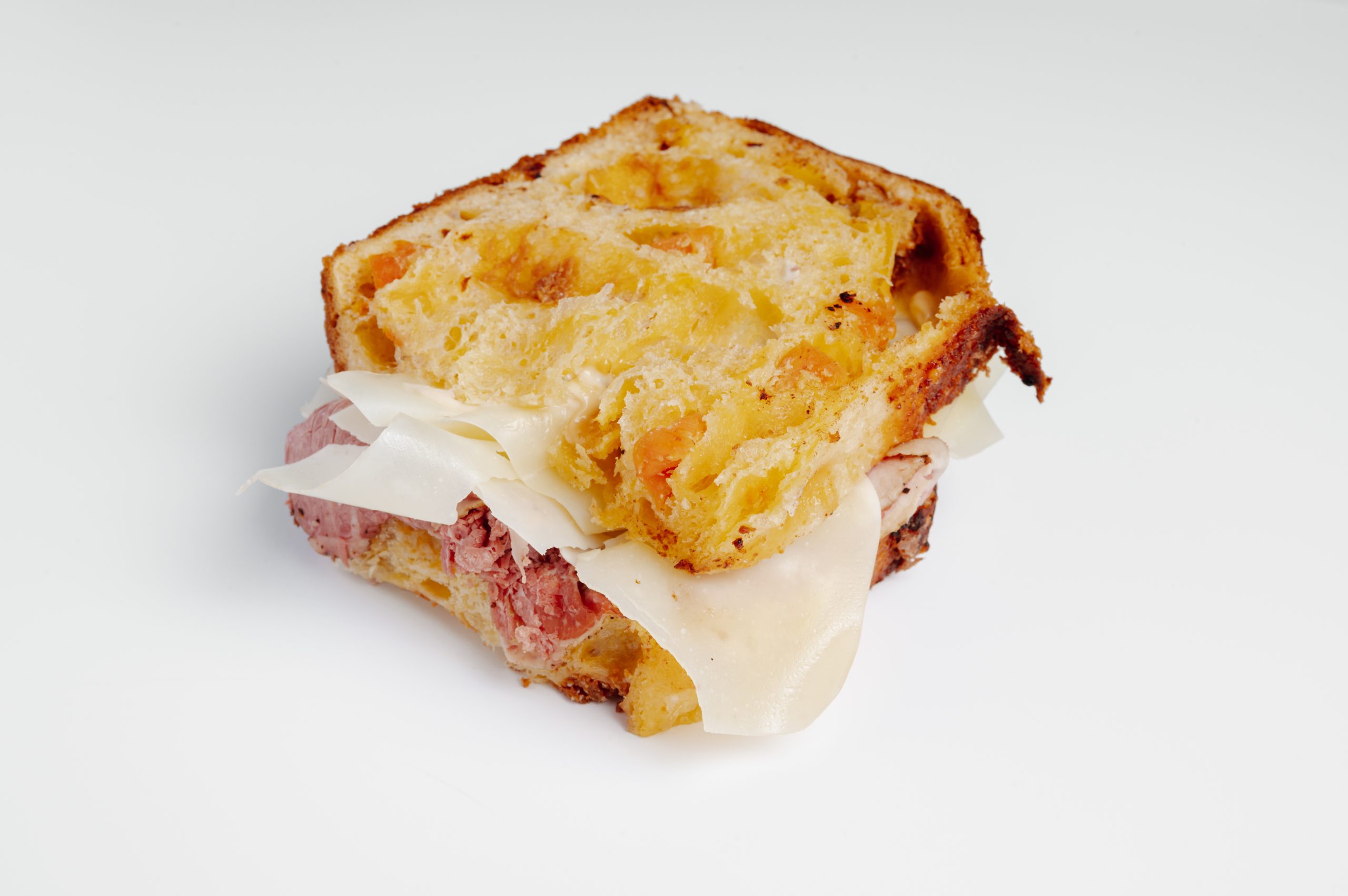 Сэндвич Нью-Йорк на панеттоне