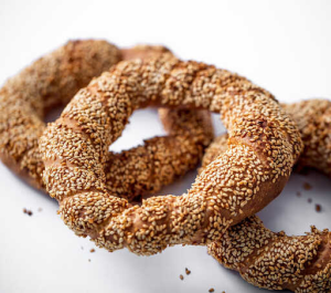 Турецкий хлеб «Симит» с кунжутом