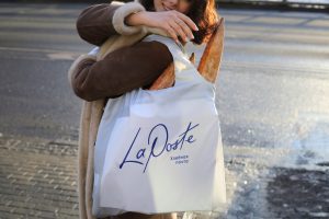 Шоппер La Poste, серый