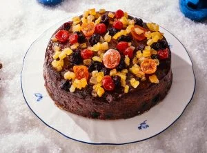 Кекс «Фруткейк» круглый с цукатами
