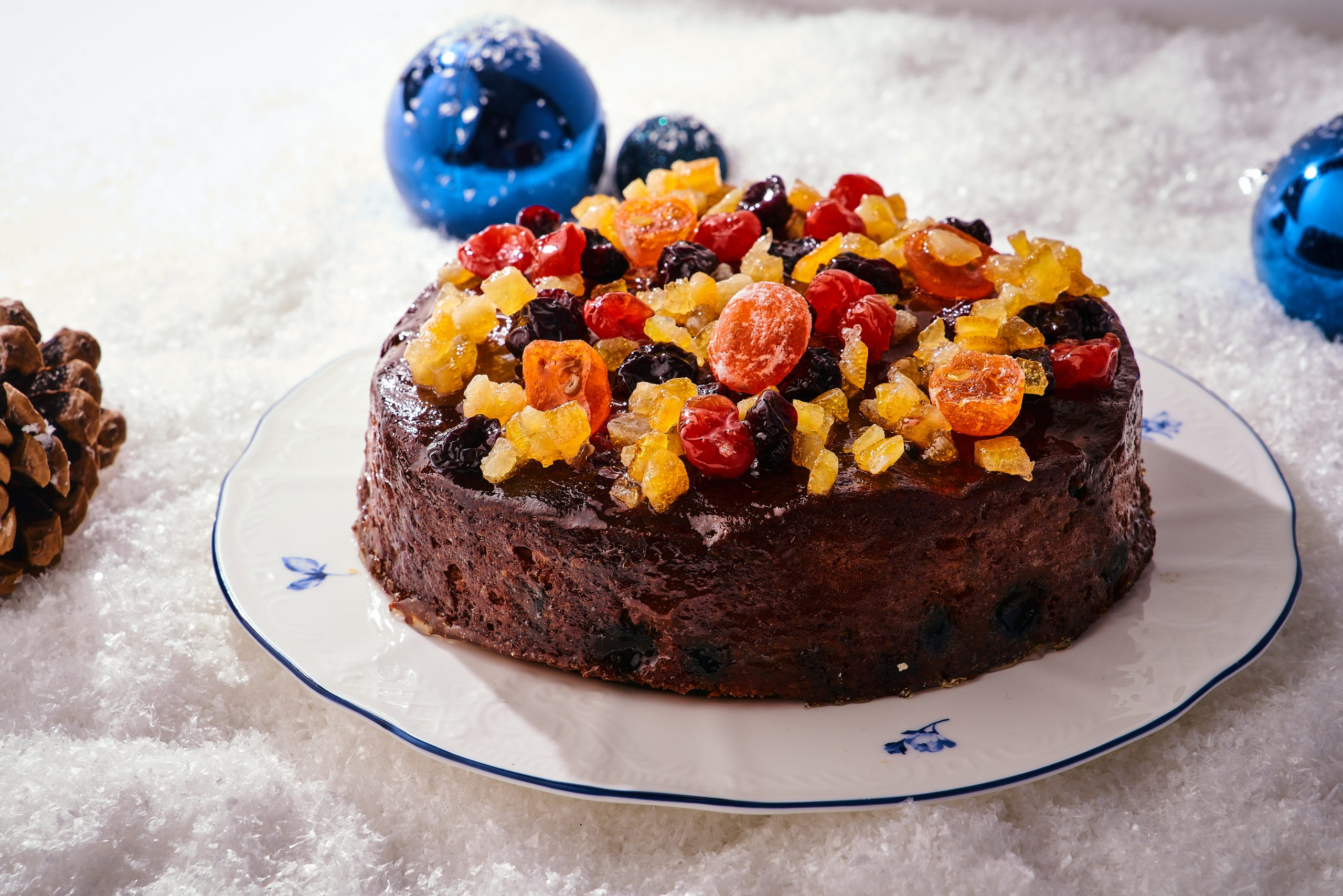 Кекс "Фруткейк" круглый с цукатами